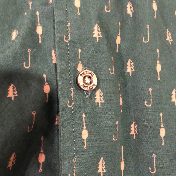 Picture Organic Short Sleeve Button Down XL - Picture 3 of 6